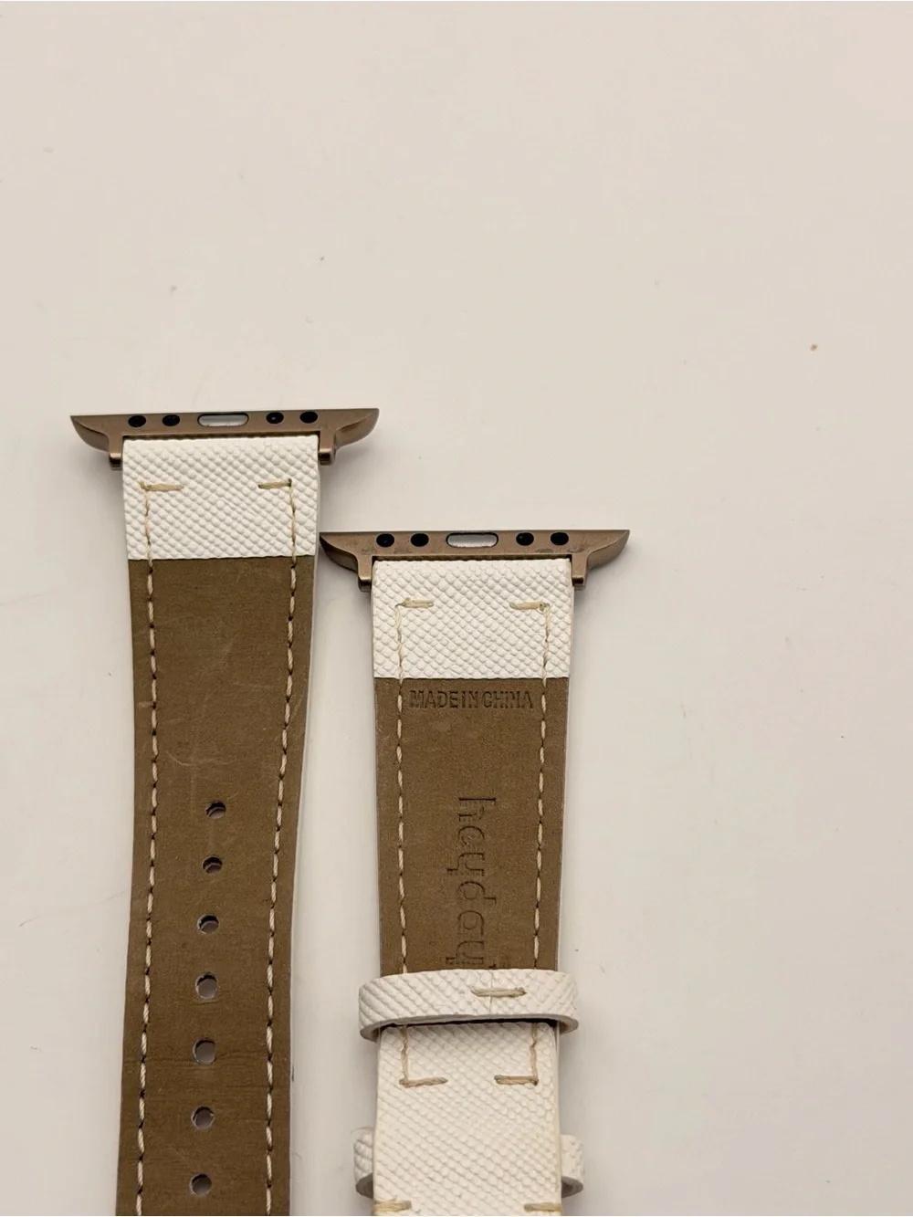 Heyday White Leather & Rose Gold, new, 38/40/41mm, Apple Watch Band